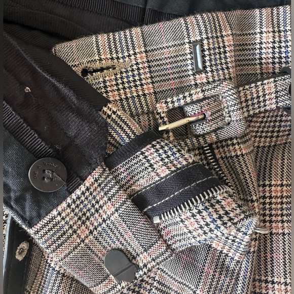 rag & bone Wool Plaid Tuxedo Trousers. Size XS - Picture 5 of 6